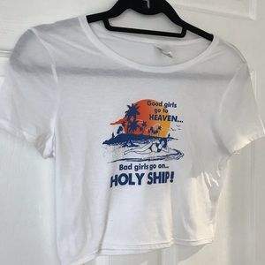 Holy Ship Crop Top- small